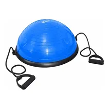 Meia Bola Ginástica Com Bomba Alças Pilates Yoga Step SuĂça Foto mini 1