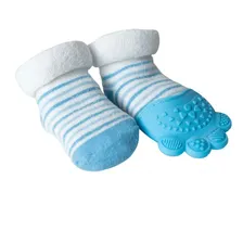 Meia Com Mordedor Silicone Gengiva BebĂȘ Buba Ref 13780 Foto mini 2