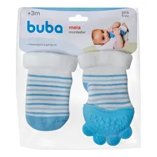 Meia Com Mordedor Silicone Gengiva BebĂȘ Buba Ref 13780 Foto mini 1