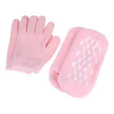 Meia E Luva Gel Hidratante Pé Rachado Esfoliante Mãos E Pés Foto mini 1