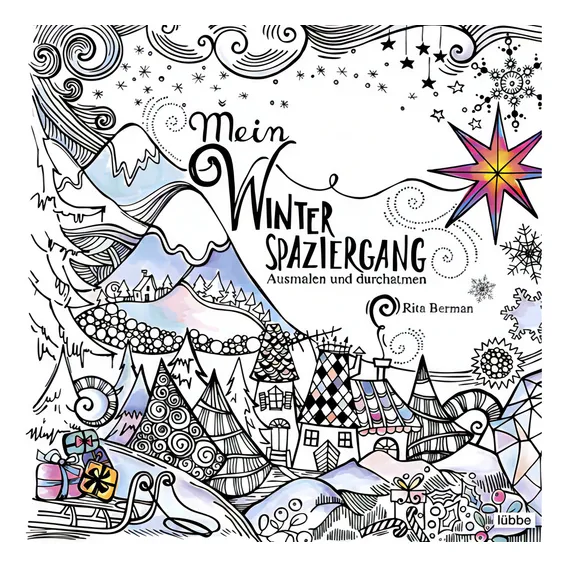 Mein Winterspaziergang: Ausmalen Und Durchatmen: 4 Berman, Rita, De Rita Berman. Editora Outros, Capa Mole Em Alemão Foto 1
