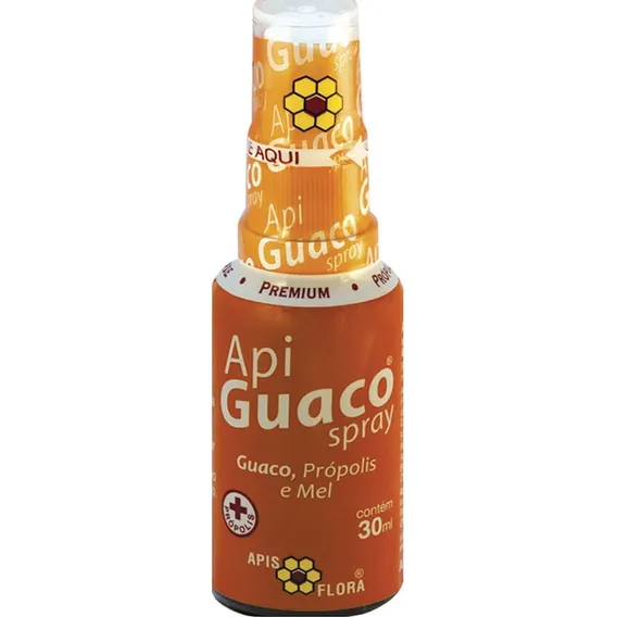 Mel Com Pr贸polis E Guaco Apiguaco Apis Flora Spray 30ml Foto 1