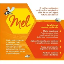 Mel De Abelhas - 100% Puro - 8 Kg - Sabor TEMOS FLORADAS DE EUCALIPTO,CAPUCHINHO E SILVESTRE! Foto mini 4