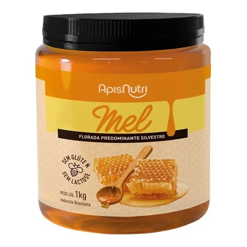 Mel Em Pote Com 1kg Apisnutri Foto 1
