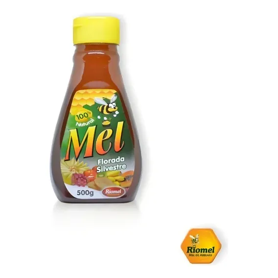 Mel Florada Silvestre Riomel 500ml - Foto 1