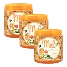 Mel Silvestre 100% Puro 3 Potes Com 500g - Chamel Foto mini 1