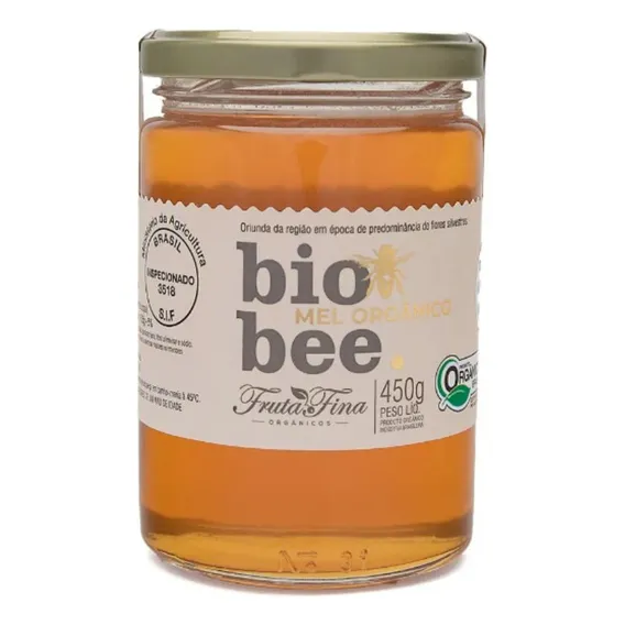 Mel Silvestre Orgânico Biobee 450g Fruta Fina Foto 1