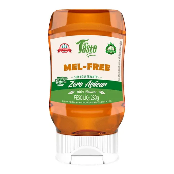 Mel Vegano Zero AçĂșcar Sem GlĂșten Mel-free Mrs Taste 280g Foto 1