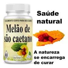 Melão De São Caetano Para Diabetes Puro Natural Caps 3 Pote Sabor Sem Sabor Foto mini  2
