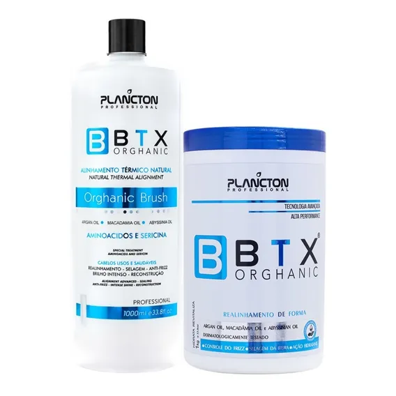 Melhor Btx Orghanic Sem Formol + Progressiva Plancton Brush Foto 1