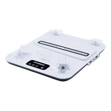 Melhor Suporte Cooler Ps5 Slim Base Resfriamento Com Led Rgb Cor Branco Foto mini 3