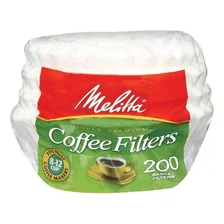 Melitta 200 Filtros Cestinhas para café Originais 8-12 Cups Foto mini 1