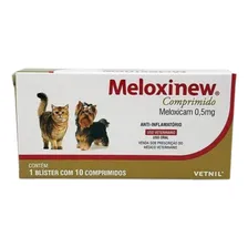 Meloxinew Comprimido 0,5 Mg C/ 10 Comprimido Vetnil Foto mini 1