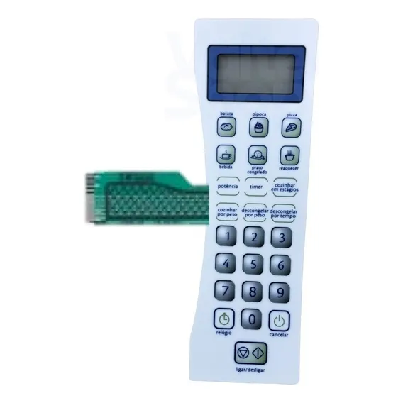 Membrana Do Painel Teclado Microondas Consul Cms18b Cms18c Foto 1