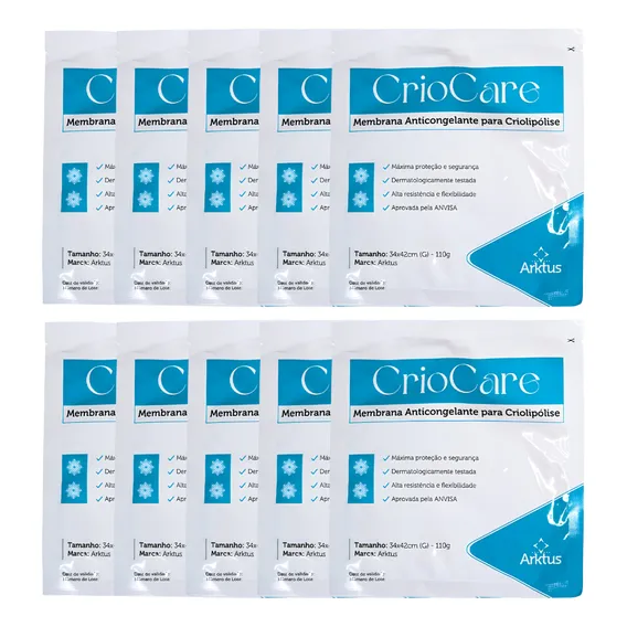 Membrana Manta Criolip贸lise G Caixa Com 10 unidades Arktus Foto 1