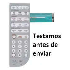 Membrana Painel Teclado Microondas Meg41 Electrolux 69580895 Foto mini  3