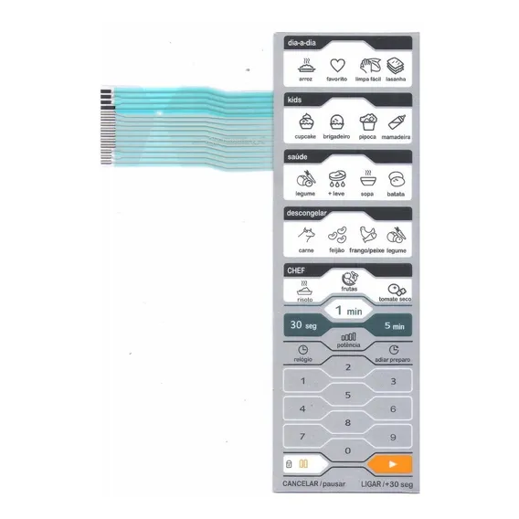 Membrana Para Microondas Midea Mtas 41 Mtas 42 Foto 1