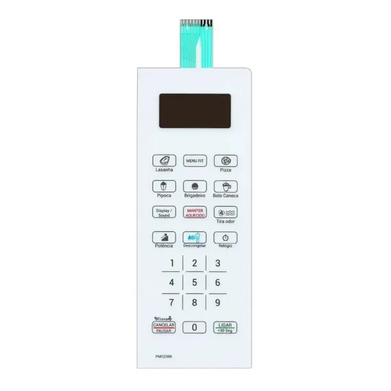 Membrana Teclado Forno Microondas Pmo23bb Branco Foto 1