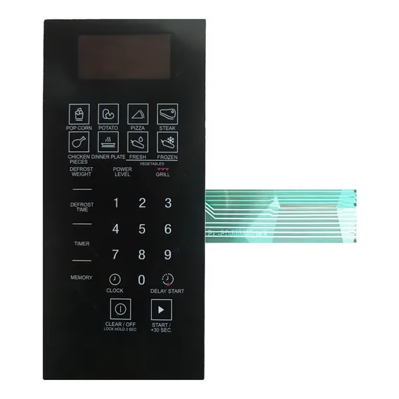 Membrana Teclado Micro-ondas Compatível com Ge Moge P31sd2a Mogep31sd2a Foto 1