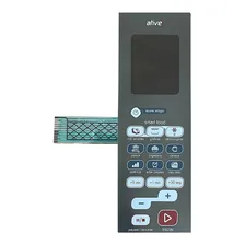 Membrana Teclado Microonda Brastemp Bmj38 Ar / Bmj 38 Ar Foto mini 1