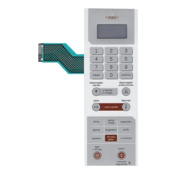 Membrana Teclado Microondas Brastemp Bms35 Maxi / Bms 35 Foto 1