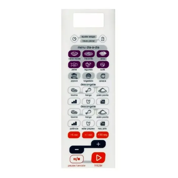 Membrana Teclado Microondas Brastemp Bms45 Bms 45 Active Foto 1