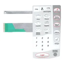 Membrana Teclado Microondas Cce M304 M 304 Foto mini 1