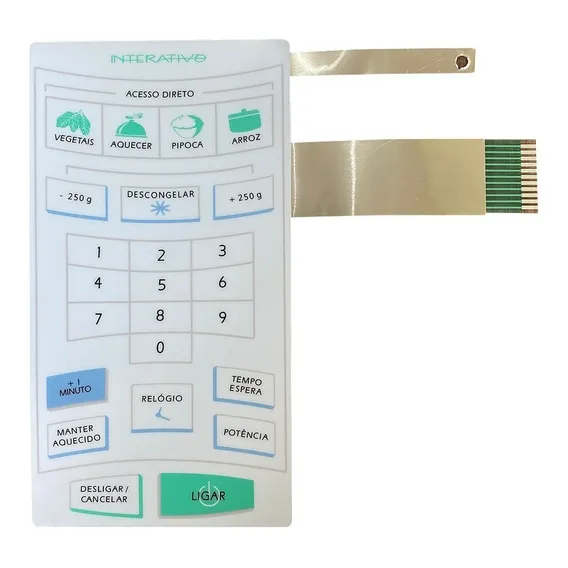 Membrana Teclado Microondas Cce Mw1580 Mw 1580 Foto 1