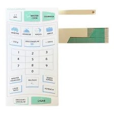 Membrana Teclado Microondas Cce Mw1600 Mw 1600 Foto mini 1