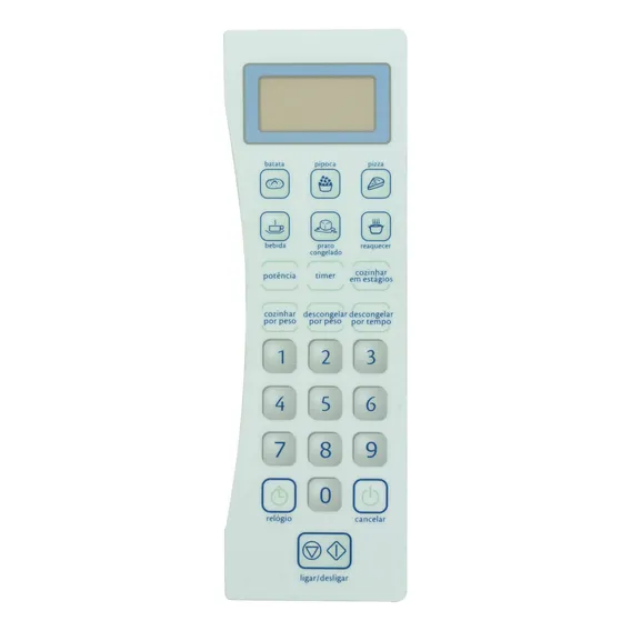 Membrana Teclado Microondas Chip SCE Modelo Cms18 Bbhna E Cms18 Cbhna Foto 1