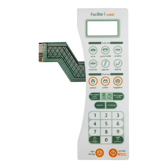 Membrana Teclado Microondas Consul Cms30 Ab Facilite Middi Foto 1