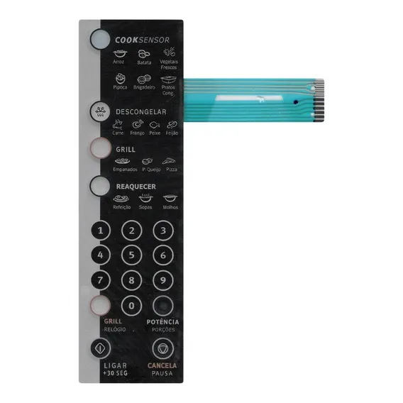 Membrana Teclado Microondas Electrolux Me30x Me 30 X Foto 1