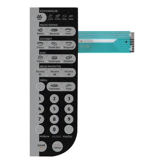 Membrana Teclado Microondas Electrolux Mex41 Mex 41 Foto 1