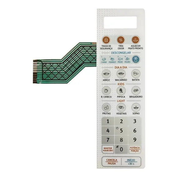 Membrana Teclado Microondas Electrolux Mto30 Mto 30 Foto 1