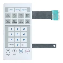 Membrana Teclado Microondas Ge Jei1145 / Jei 1145 Sem Dourar Foto mini 1