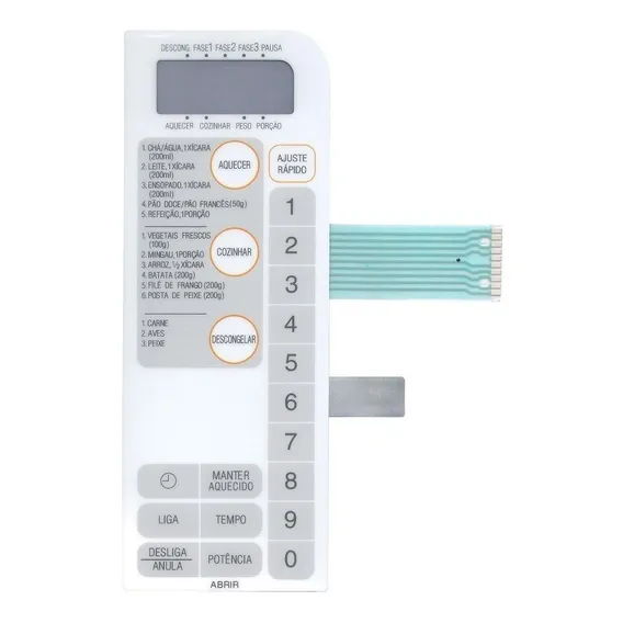 Membrana Teclado Microondas Prosd贸cimo Tb 701 Tb 800 Foto 1