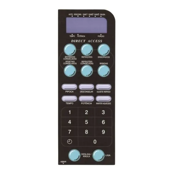 Membrana Teclado Microondas Sanyo Em801tb / Em 801tb Foto 1