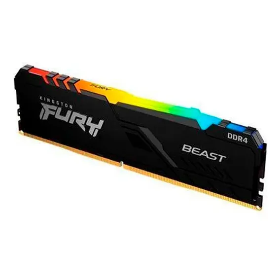 Memoria 16gb Kingston Fury Beast Rgb Ddr4 3200mhz Foto 1