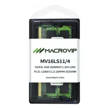 Memoria 4gb Ddr3l 1600mhz Macrovip - Mv16ls11/4 Foto mini  2