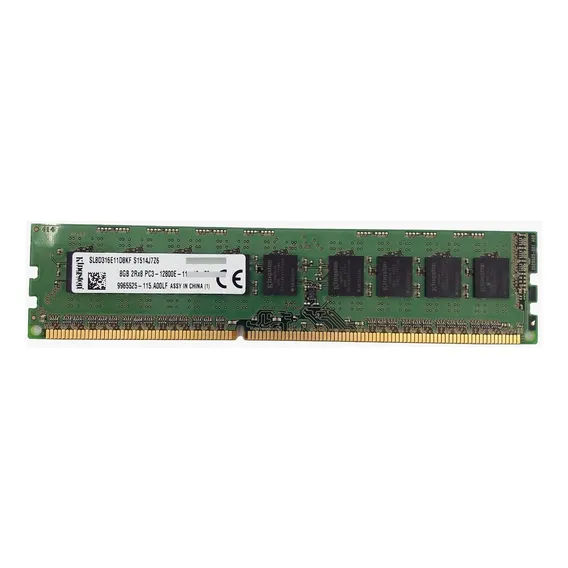 Mem贸ria 8gb 2rx8 Pc3-12800e Ddr3 1600 Mhz, Ecc Udimm Foto 1