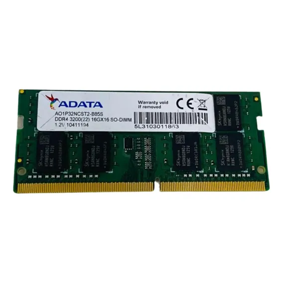 Memoria Adata Ddr4 16gb Notebook 3200mhz 2rx8 Foto 1