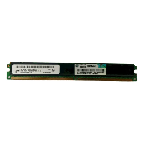 Memoria Cache Hp 8gb 2rx4 Pc2-5300p 716766-001 Foto 1