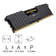 Mem贸ria Corsair Ddr4 32gb (2x16) 2400mhz Vengeance Lpx Foto mini 2