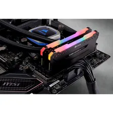 Mem贸ria Corsair Vengeance Rgb Pro 16gb 2x8gb 3200mhz Ddr4 Bk Foto mini 2