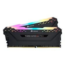 Mem贸ria Corsair Vengeance Rgb Pro 16gb 2x8gb 3200mhz Ddr4 Bk Foto mini 1