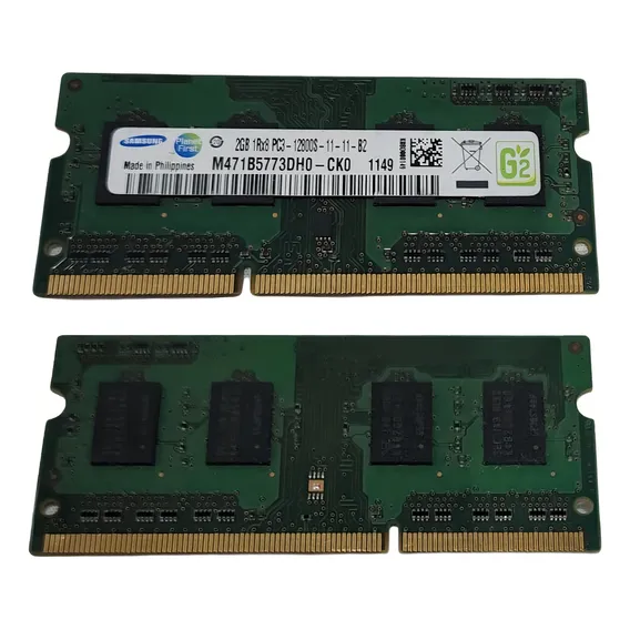 Memoria Ddr3 2gb Pc3-12800s 1rx8 Notebook 1.50v Foto 1