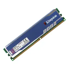 Mem贸ria Desktop 2gb Ddr2 Kingston Khx6400d2b1/2g Hyper X Blu Foto mini 1
