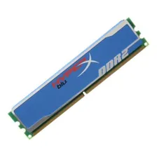 Mem贸ria Desktop 2gb Ddr2 Kingston Khx6400d2b1/2g Hyper X Blu Foto mini 2