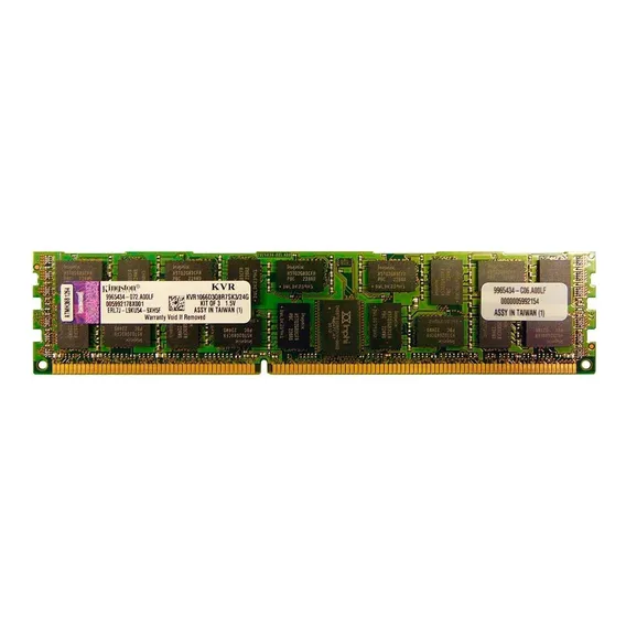Memória Kingston Ecc Pc3-8500 24gb Ddr3-1066 Mac Pro Servido Foto 1
