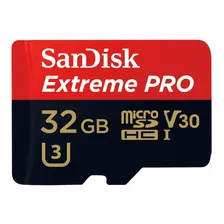 Mem贸ria Micro SD de 32 Gb Sandisk Extreme Pro 4k V30 Hc Store Foto mini 1